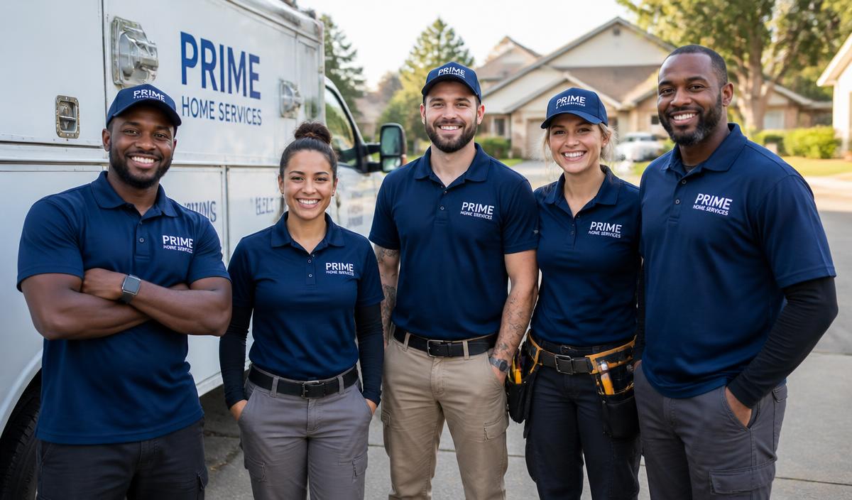 A team of professional home-service contractors ready to help homeowners